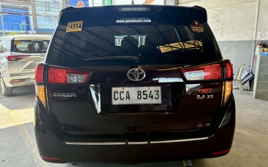 2024 TOYOTA INNOVA XE DIESEL A/T.