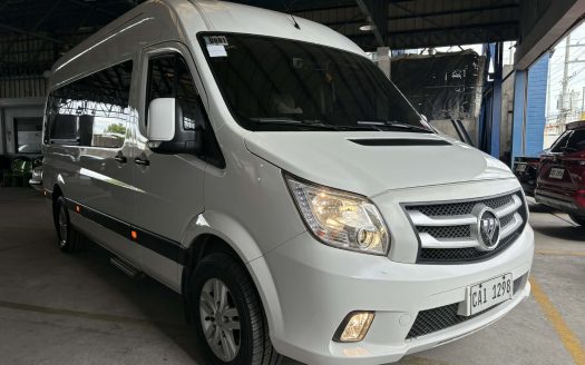 2017 FOTON TUANO VAN DIESEL M/T.